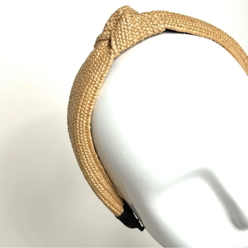 Women’s rare Eugenia Kim Rafia, knot headband Purchased at Henry Bendel/Like New
